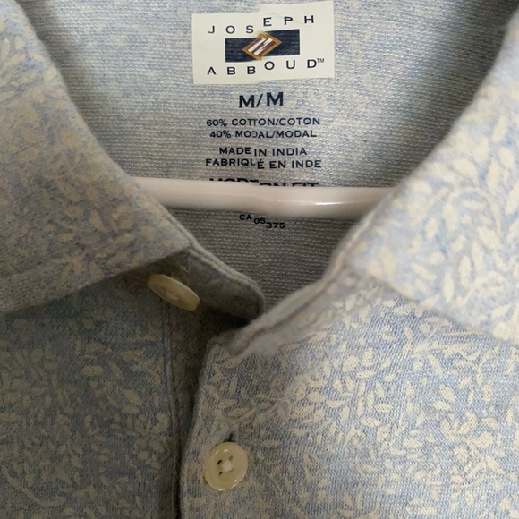Joseph Abboud Men's Gray Patterned Shirt - Picture 3 of 9
